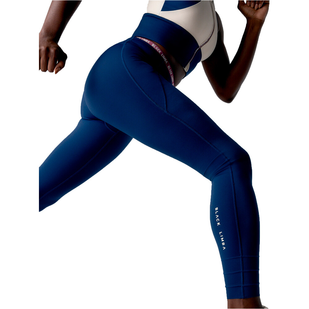Black Limba pantalones y mallas largas fitness mujer Track Line vista detalle