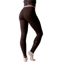 Black Limba pantalones y mallas largas fitness mujer Trackline vista trasera