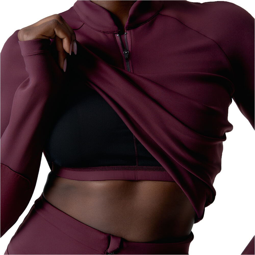Black Limba sudaderas deportivas mujer Peak Motion vista detalle