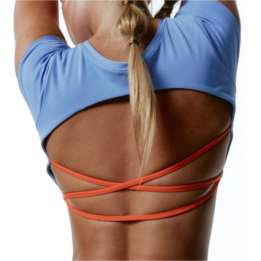 Black Limba sujetadores deportivos Arc vista trasera