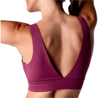 Black Limba sujetadores deportivos Curve Line vista trasera