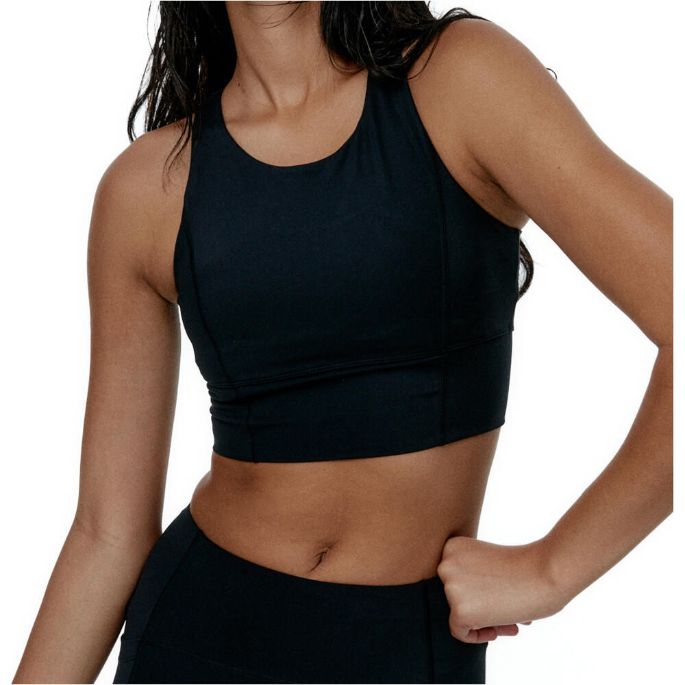 Black Limba sujetadores deportivos Diardi vista frontal