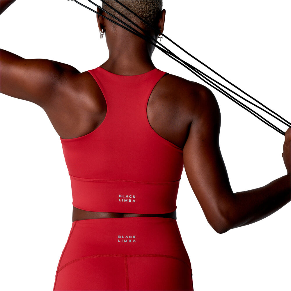 Black Limba sujetadores deportivos Diardi vista trasera