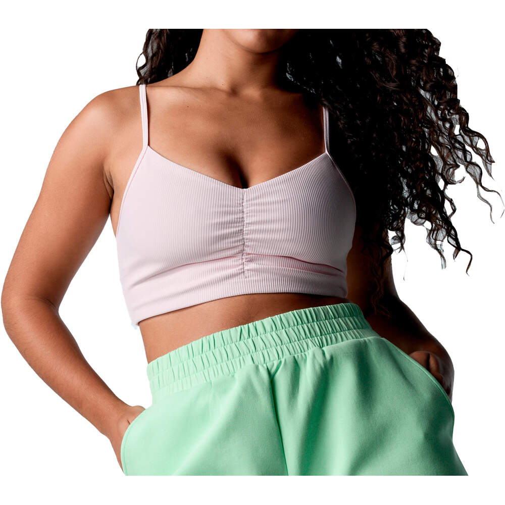 Black Limba sujetadores deportivos Elle vista frontal