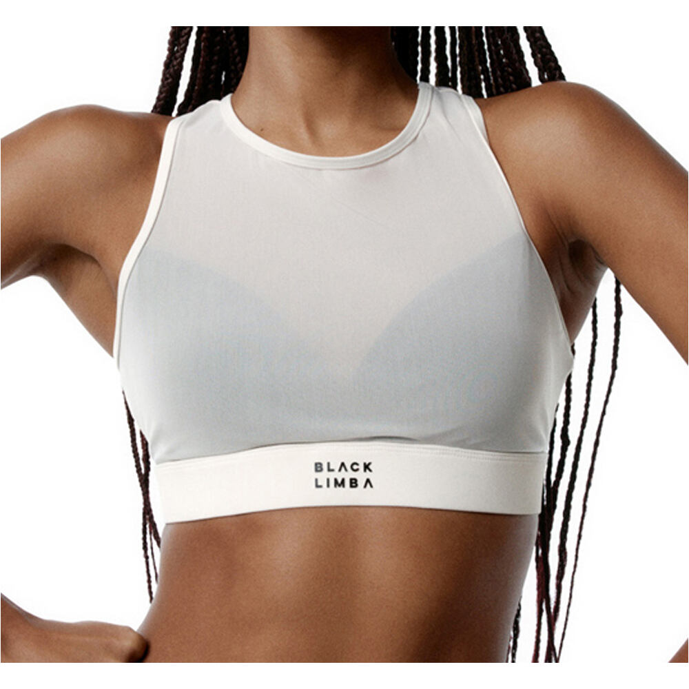 Black Limba sujetadores deportivos Evolve vista frontal