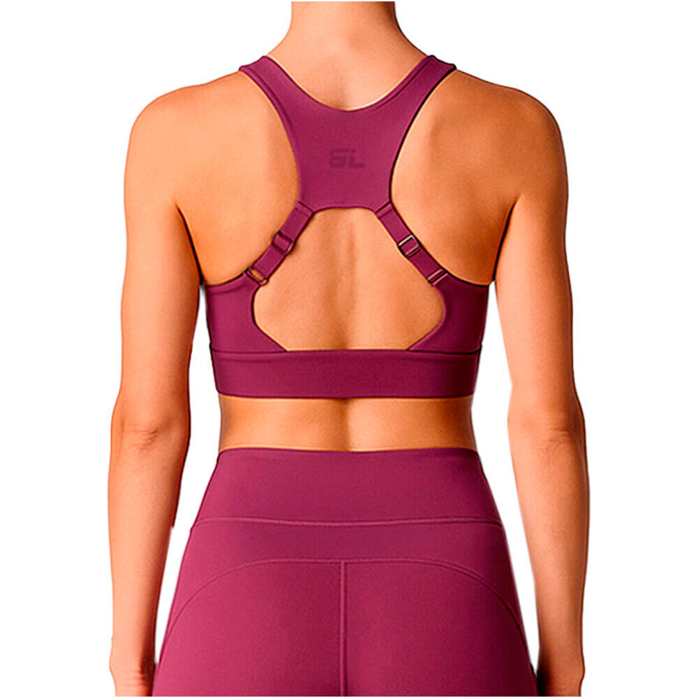 Black Limba sujetadores deportivos Flexor vista trasera