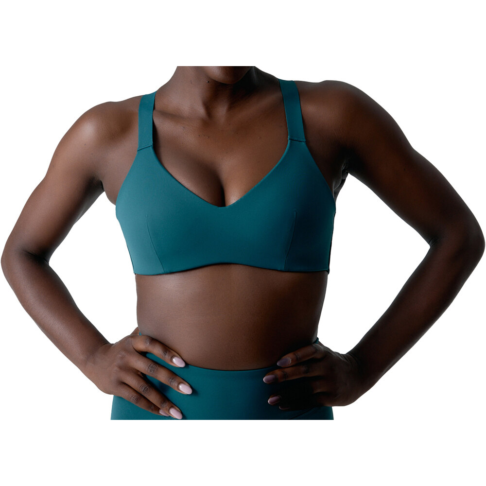 Black Limba sujetadores deportivos Impact line vista frontal