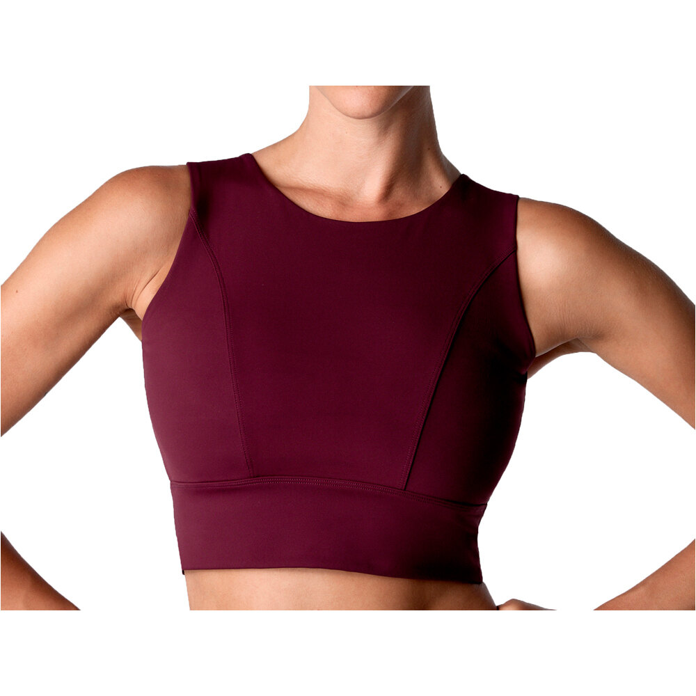 Black Limba sujetadores deportivos Impact Pro vista frontal