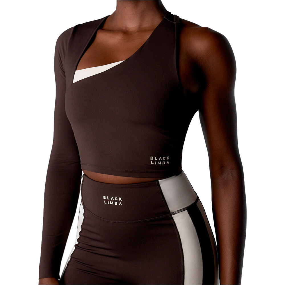 Black Limba sujetadores deportivos Lynor vista frontal