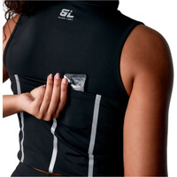 Black Limba sujetadores deportivos Race vista trasera