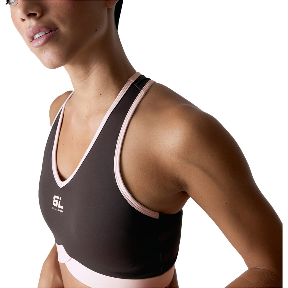 Black Limba sujetadores deportivos Shape Pulse vista detalle