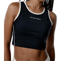 Black Limba sujetadores deportivos Streamline vista frontal