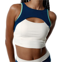 Black Limba sujetadores deportivos SynergyFit vista frontal