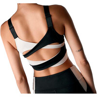 Black Limba sujetadores deportivos Top deportivo Boldfit vista trasera