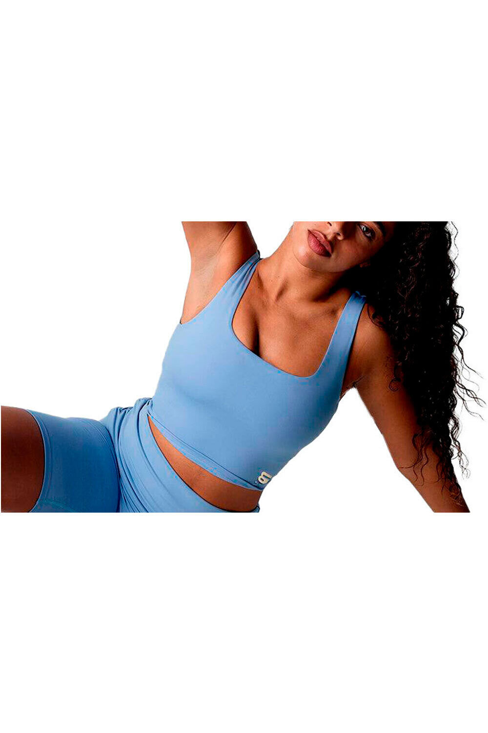 Black Limba sujetadores deportivos Top deportivo Dian vista frontal