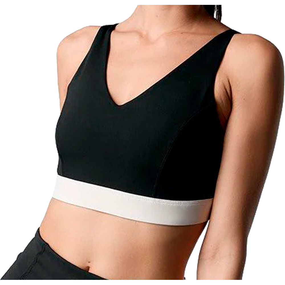 Black Limba sujetadores deportivos Top deportivo Donna vista frontal