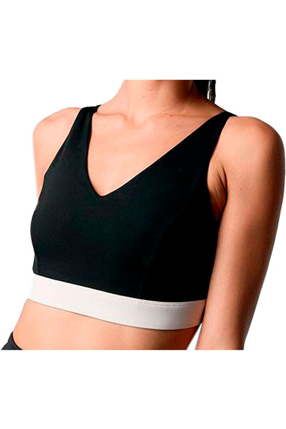 Black Limba sujetadores deportivos Top deportivo Donna vista frontal
