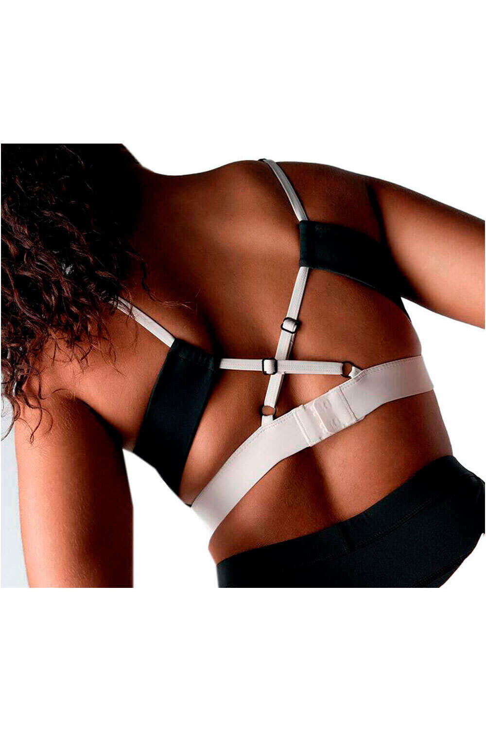 Black Limba sujetadores deportivos Top deportivo Donna vista trasera