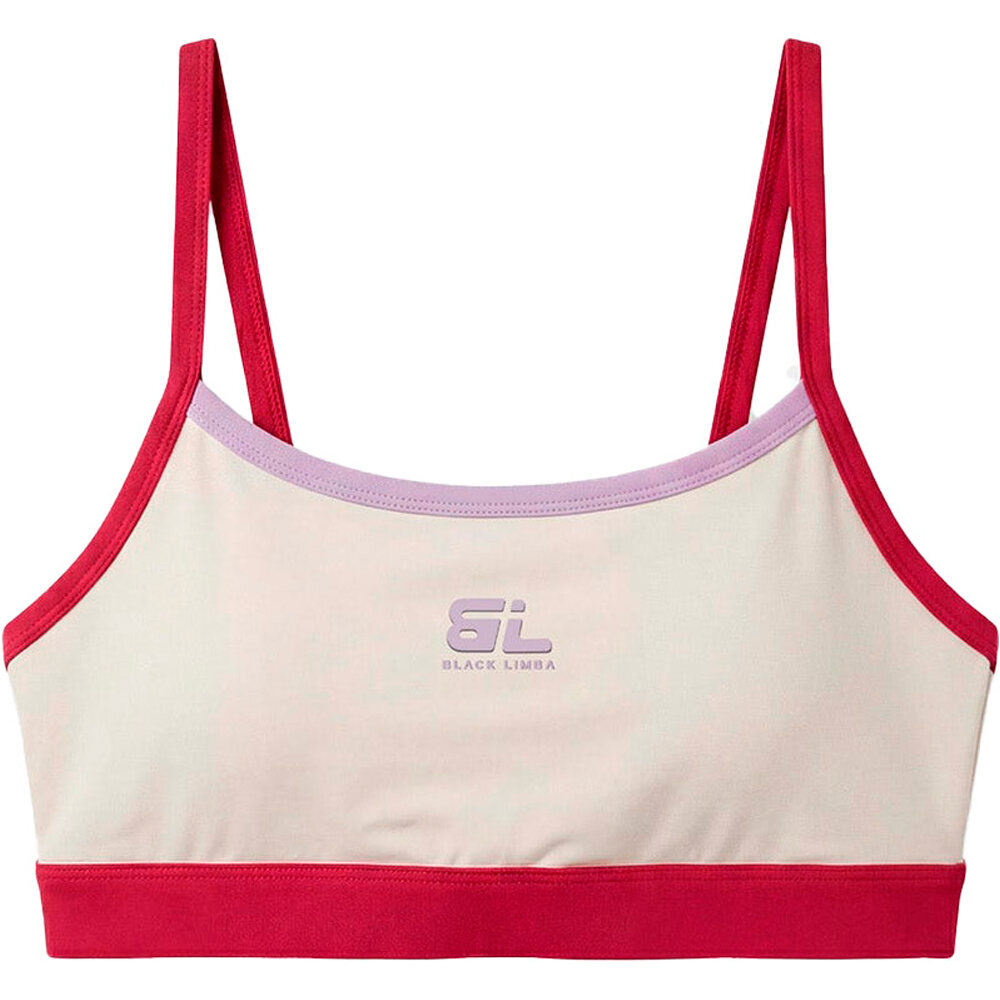 Black Limba sujetadores deportivos Top deportivo Sand vista detalle