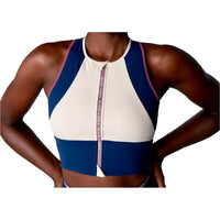 Black Limba sujetadores deportivos Track Line vista frontal