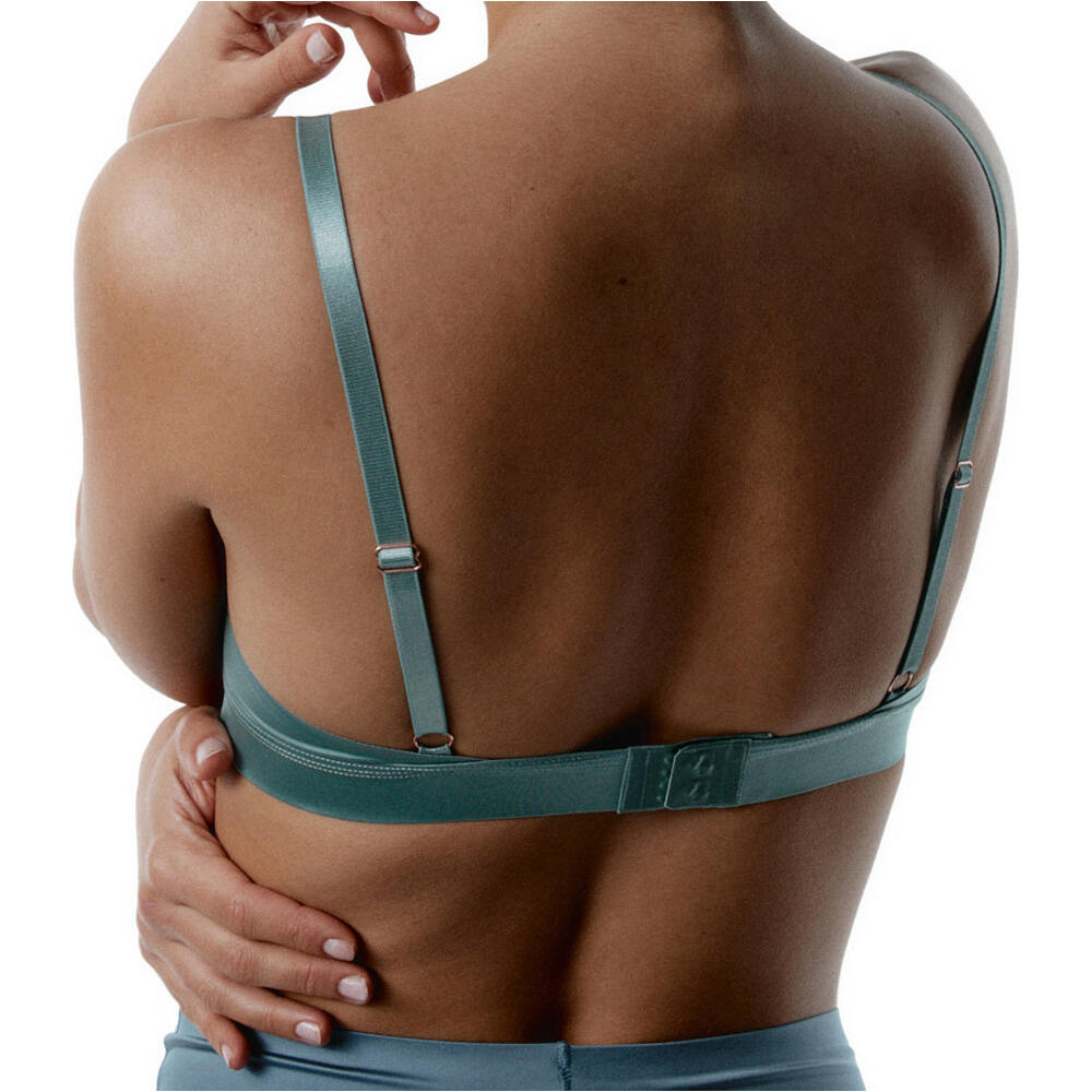 Black Limba sujetadores deportivos Zuri vista trasera