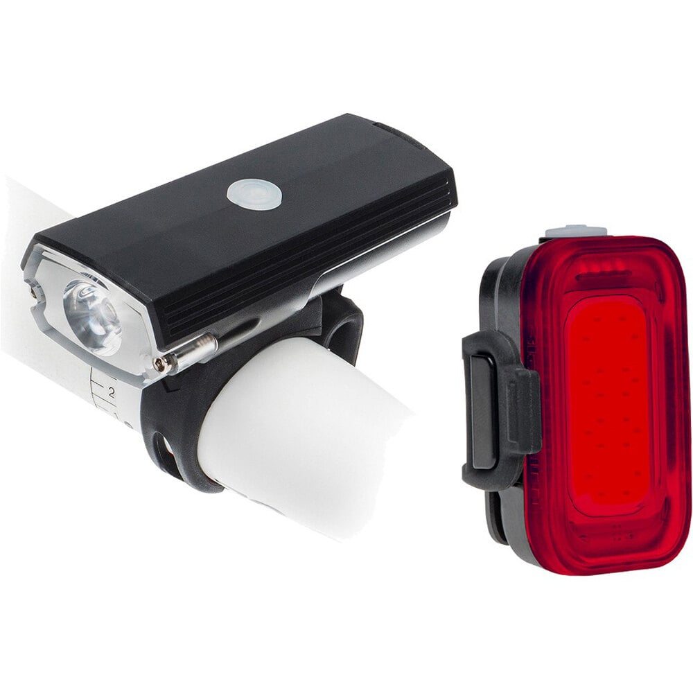 Blackburn kit luces bicicleta DAYBLAZER 550 FRONT FRONT GRID REAR SET vista frontal