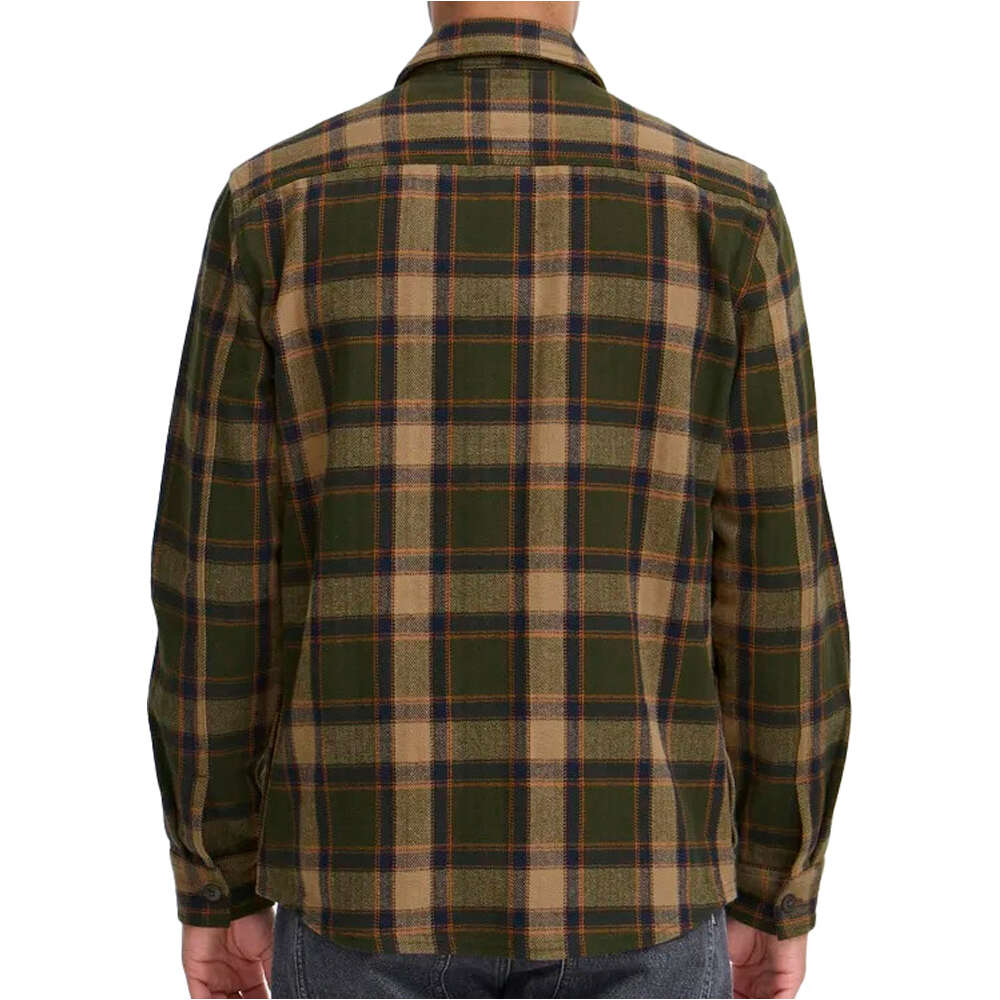 Blend camisa manga larga hombre overshirt vista trasera