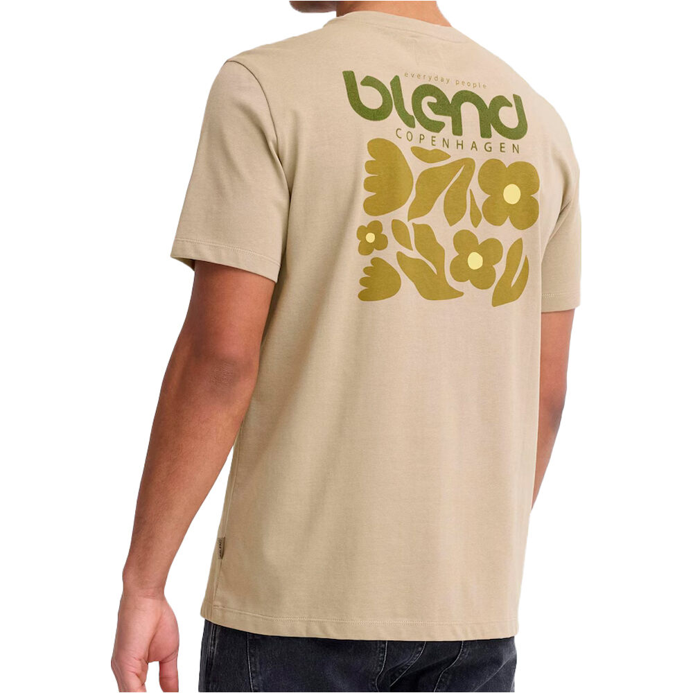 Blend camiseta manga corta hombre BHSun flower tee vista trasera