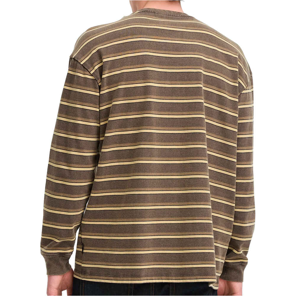 Blend camiseta manga larga hombre BHKARSYN WASH STRIPE LS TEE vista trasera