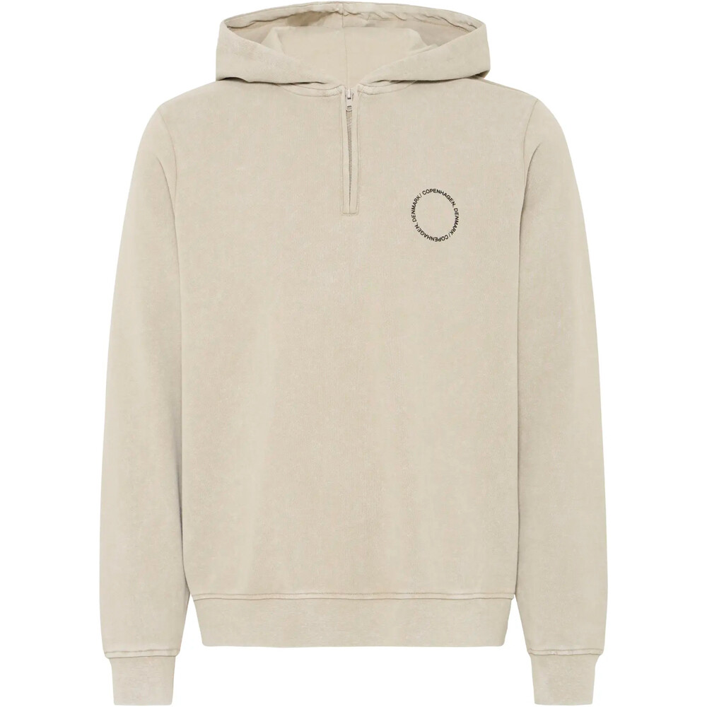 Blend sudadera hombre BHKHARI WASH HALFZP HOOD SWEAT vista frontal