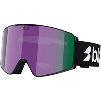 Bliz gafas ventisca G001S MATTE BLACK BROWN W PURPLE MULTI vista frontal