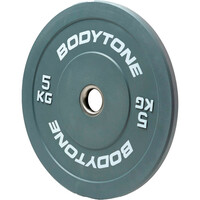 Bodytone disco pesas Bumper de goma maciza 5 kg 01