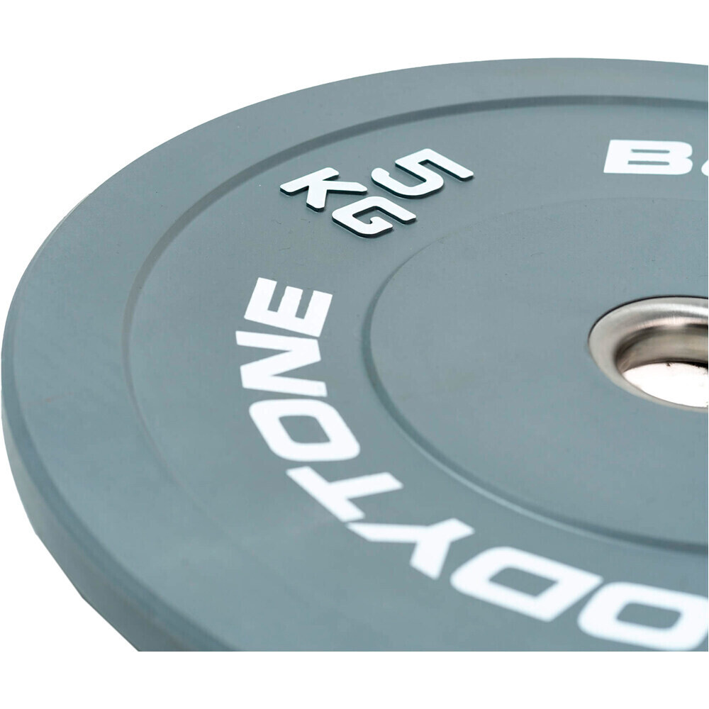 Bodytone disco pesas Bumper de goma maciza 5 kg 02