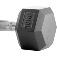 Bodytone mancuernas Mancuernas de goma hexagonales 10 kg 01