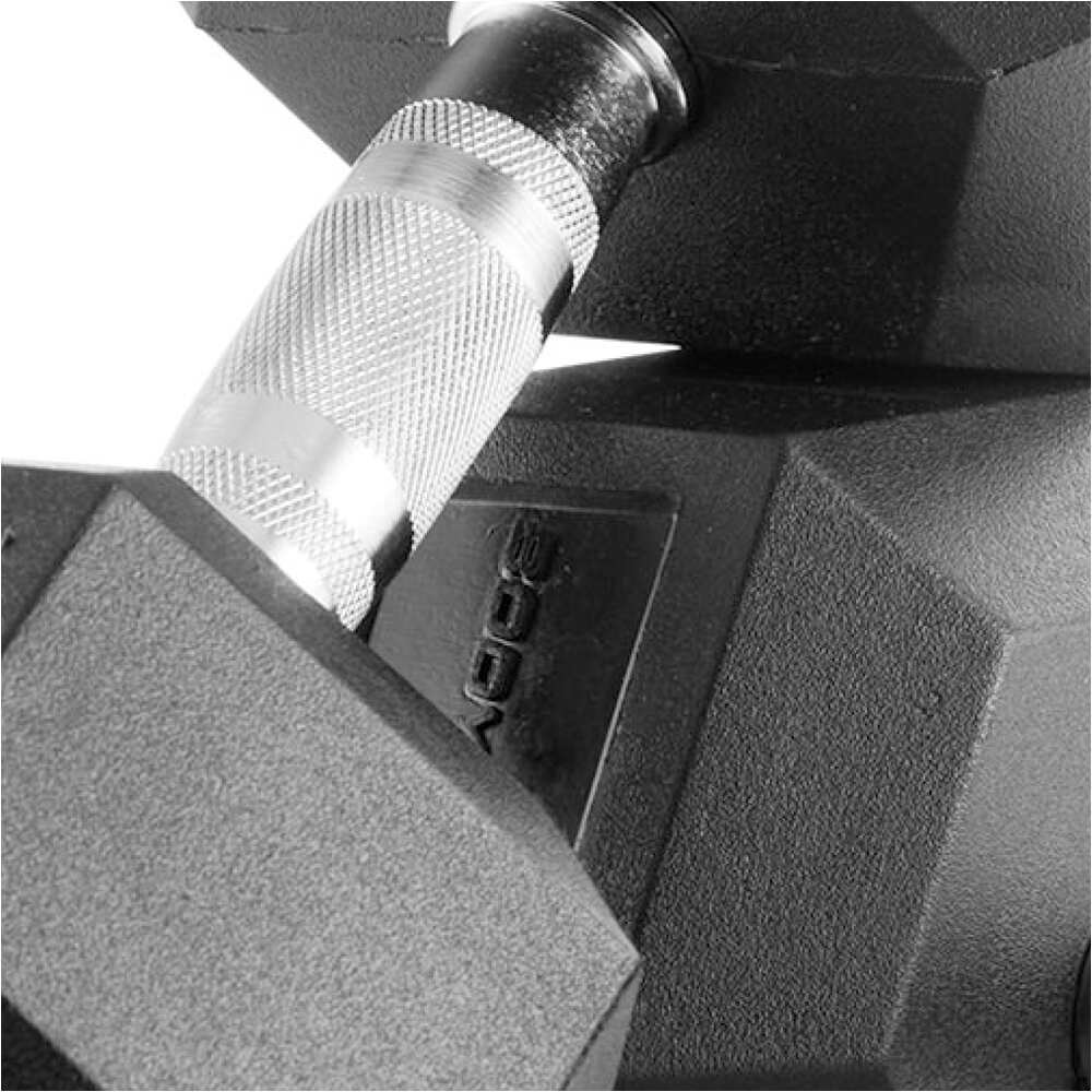 Bodytone mancuernas Mancuernas de goma hexagonales 20 kg 02