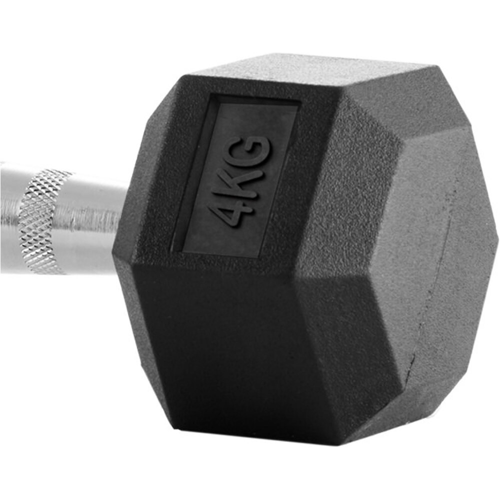 Bodytone mancuernas MANCUERNAS DE GOMA HEXAGONALES 4 KG 01