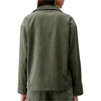 Born Living Yoga camisa manga larga mujer Zinnia vista trasera
