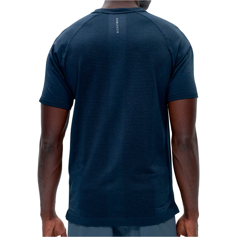 Born Living Yoga camiseta fitness hombre Grav vista trasera