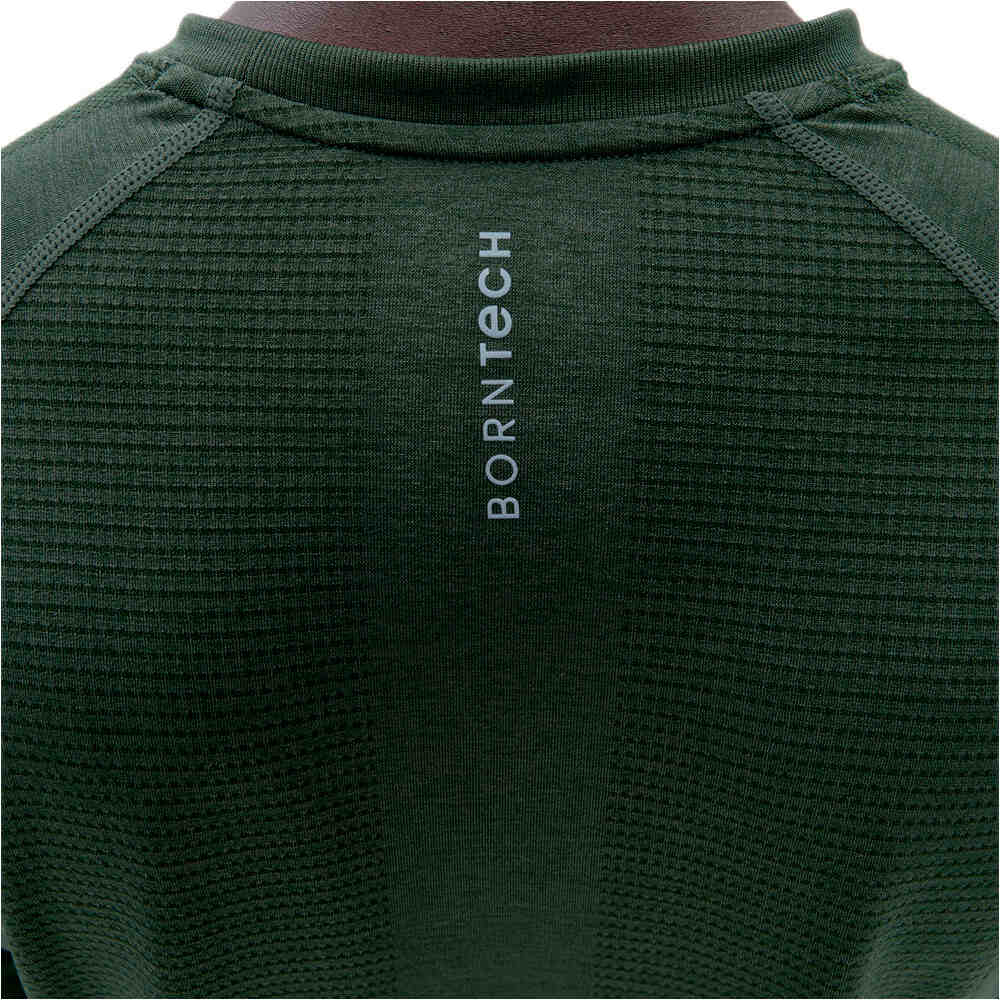 Born Living Yoga camiseta fitness hombre T-Shirt Grav vista detalle