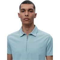 Born Living Yoga camiseta fitness hombre T-Shirt Polo Kariba vista detalle