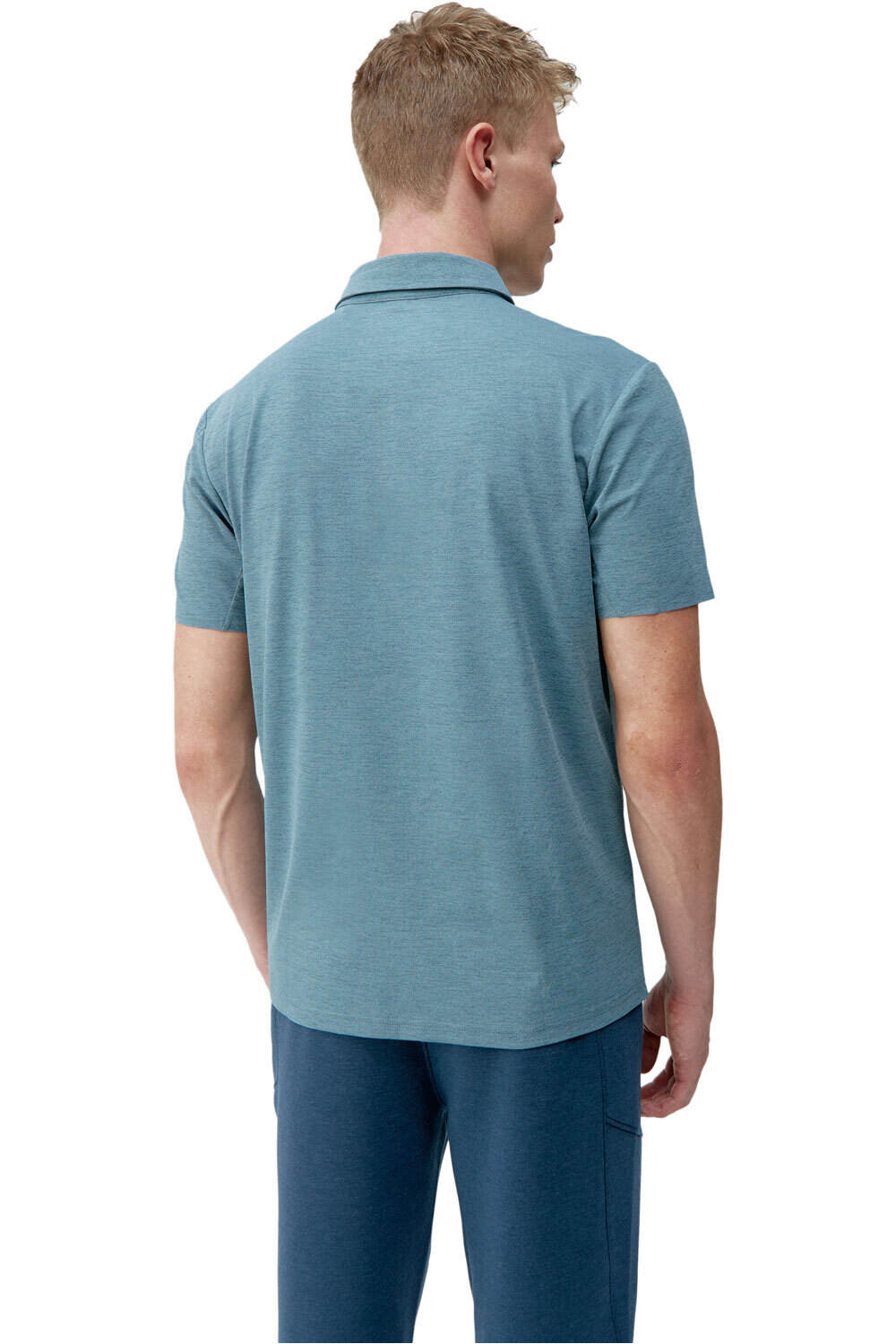 Born Living Yoga camiseta fitness hombre T-shirt Polo Kariba vista trasera