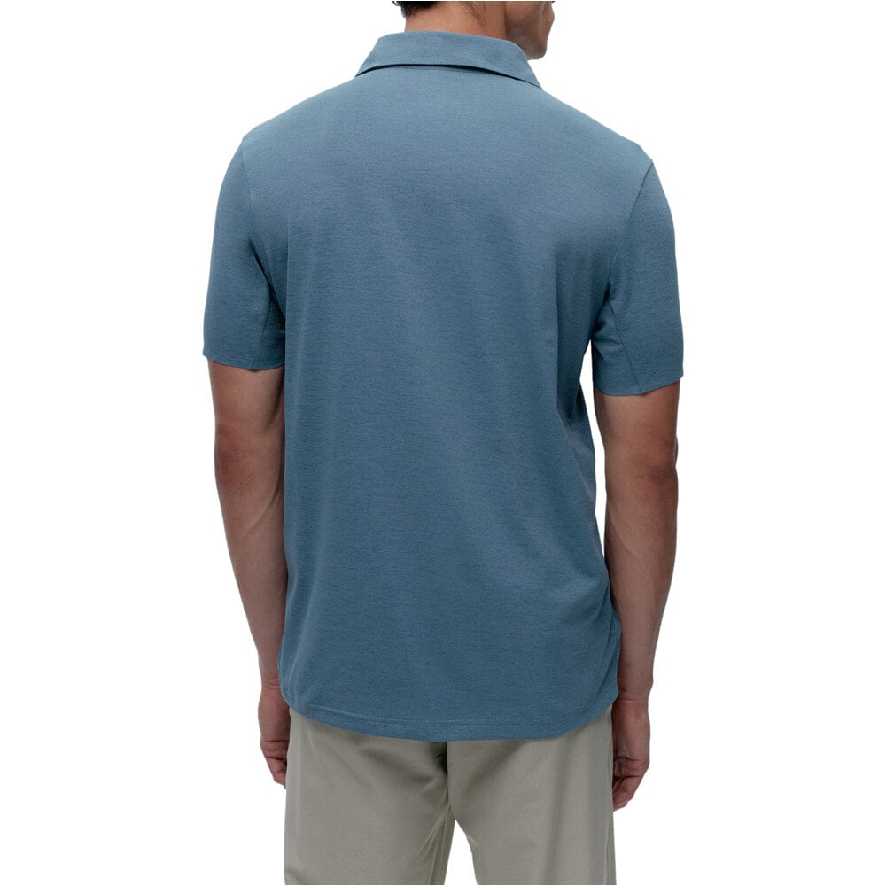 Born Living Yoga camiseta fitness hombre T-Shirt Polo Kariba vista trasera