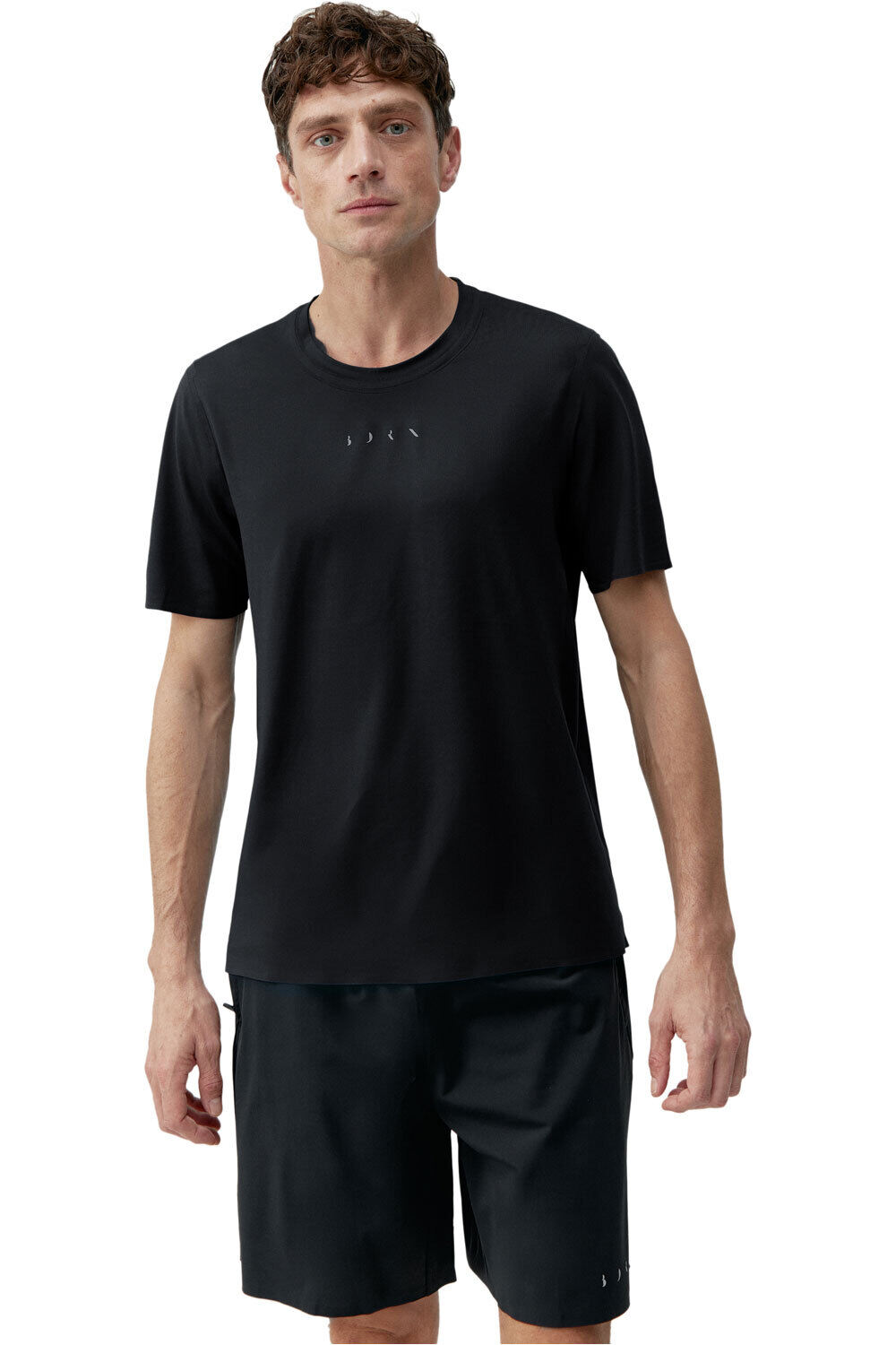 Born Living Yoga camiseta fitness hombre T-Shirt Seo vista frontal