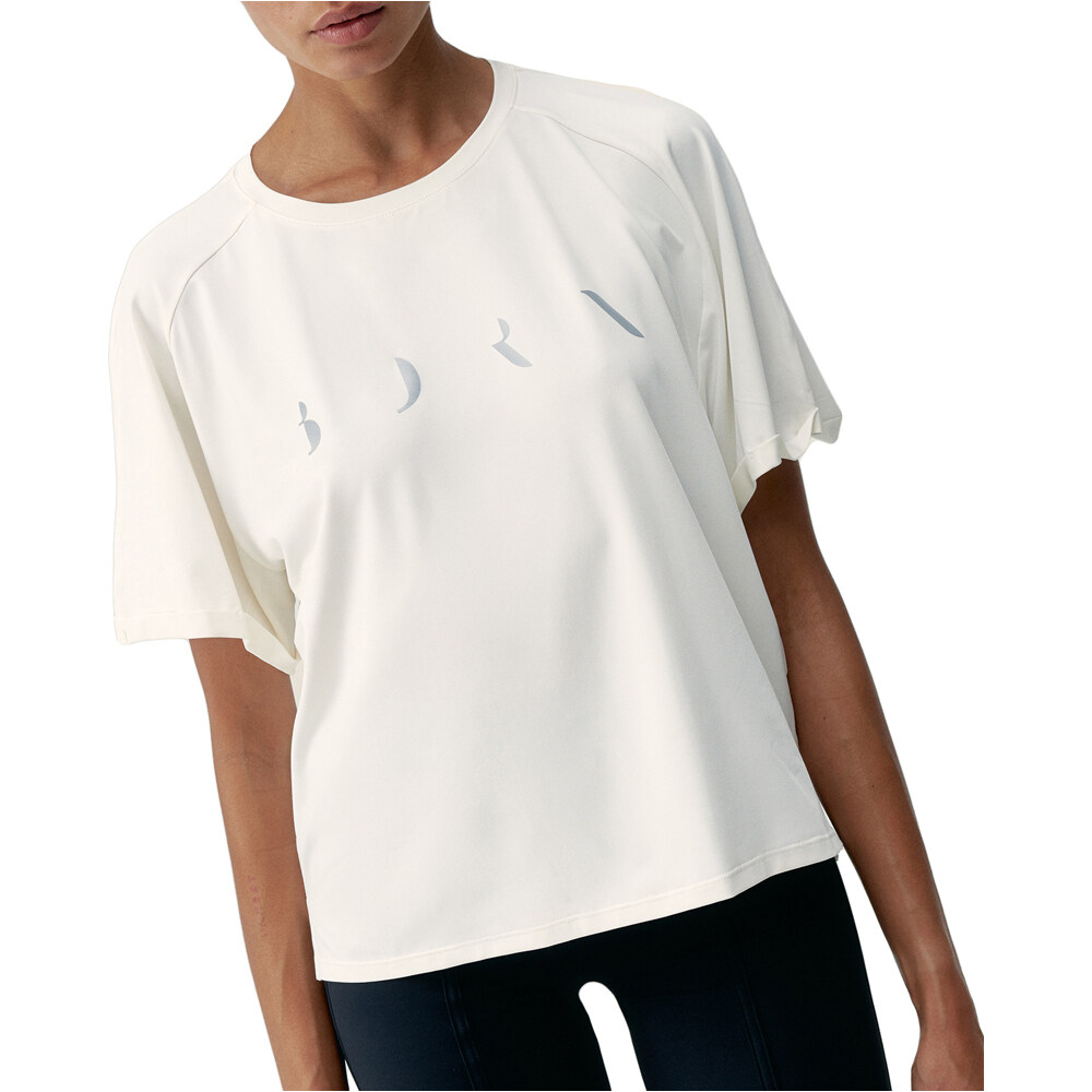 Born Living Yoga camiseta manga corta mujer T-Shirt Vero vista frontal