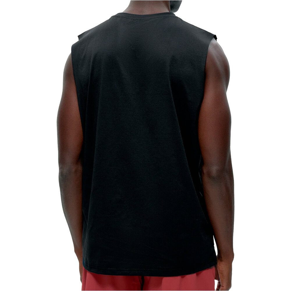 Born Living Yoga camiseta tirantes fitness hombre T-Shirt Daxon vista trasera