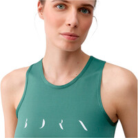 Born Living Yoga camiseta tirantes fitness mujer Baia vista detalle
