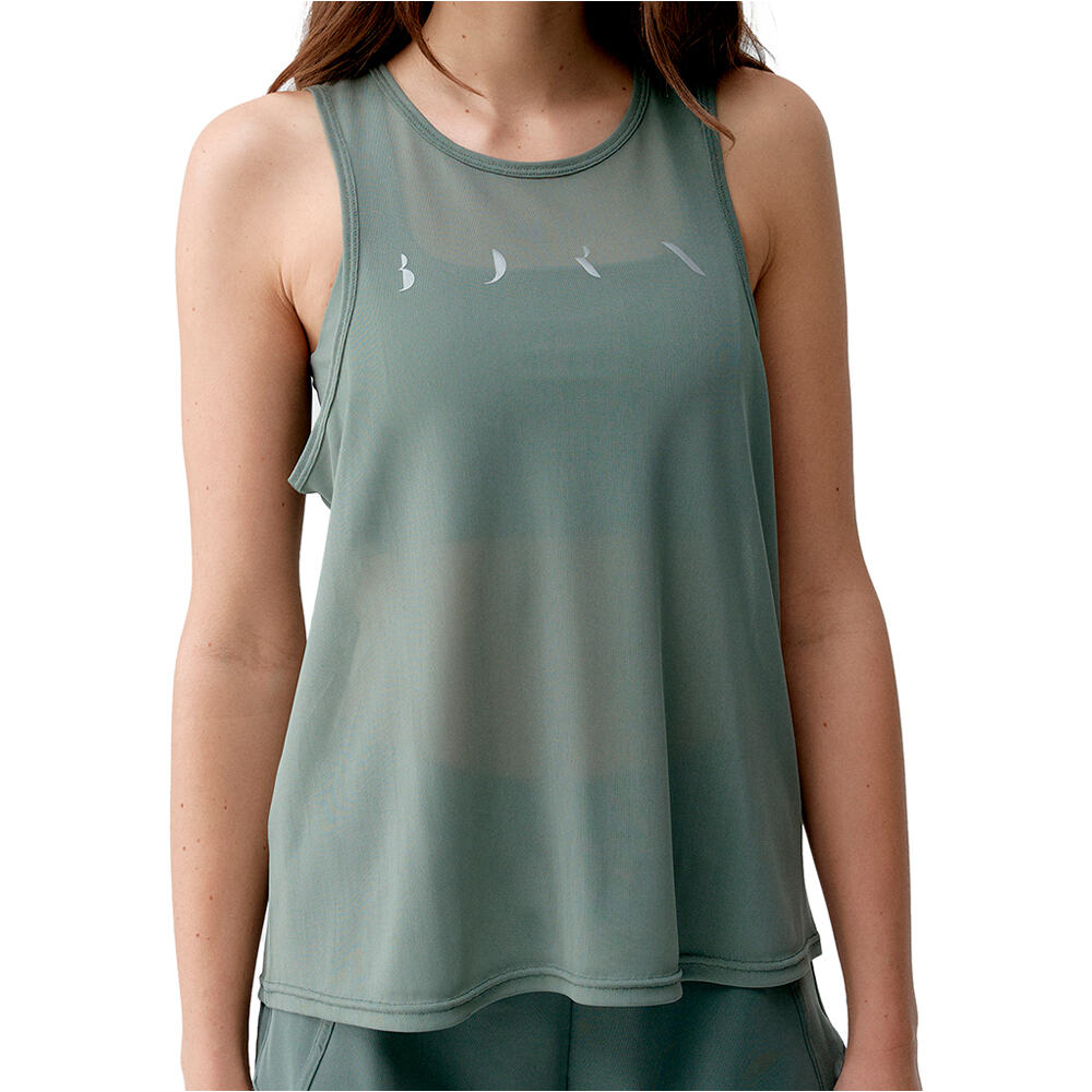 Born Living Yoga Camiseta Tirantes Yoga Bora vista frontal
