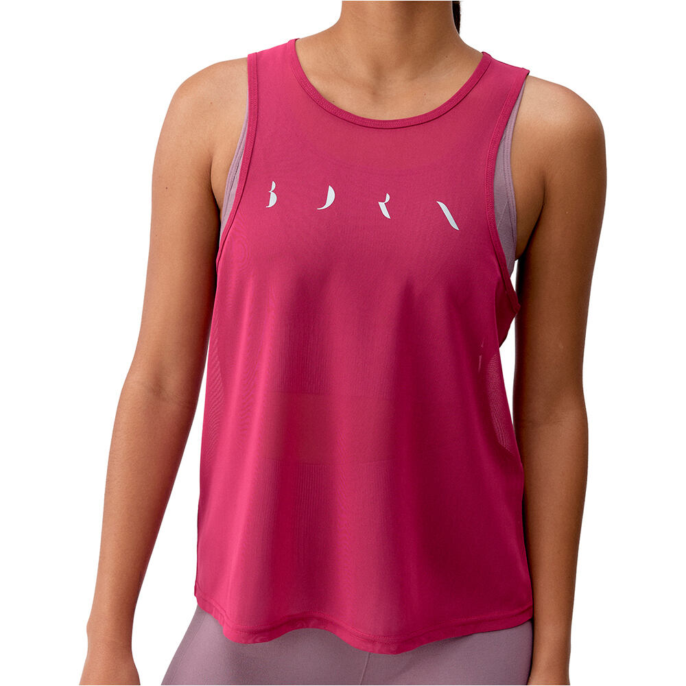 Born Living Yoga Camiseta Tirantes Yoga T-shirt Bora vista frontal