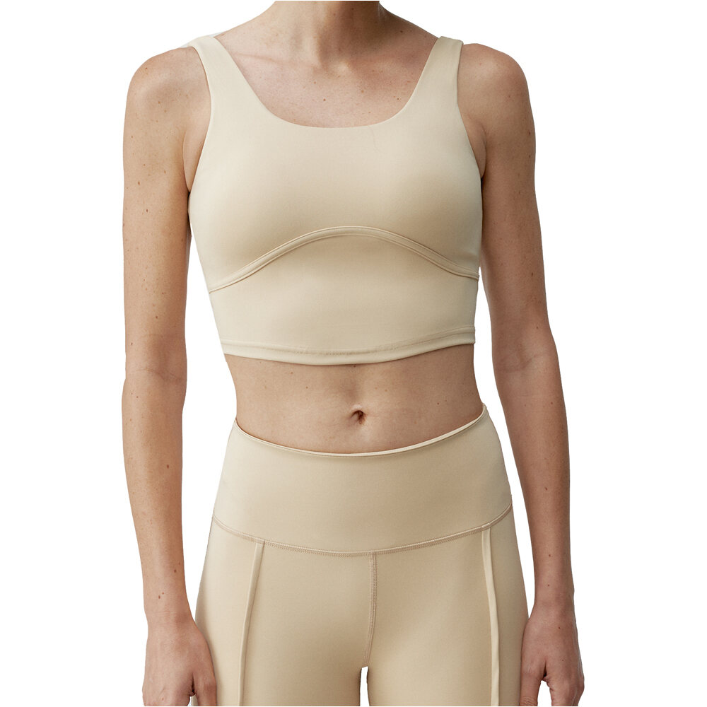 Born Living Yoga Camiseta Tirantes Yoga Top Sayani vista frontal