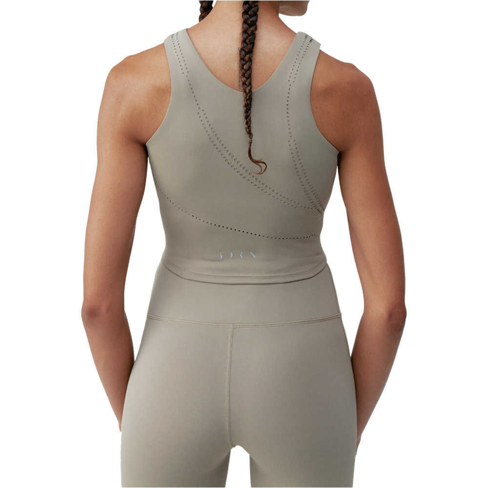 Born Living Yoga Camiseta Tirantes Yoga Top Zenda vista trasera